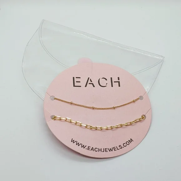 Eachjewels layering necklace gold plated - Picture 2 of 2